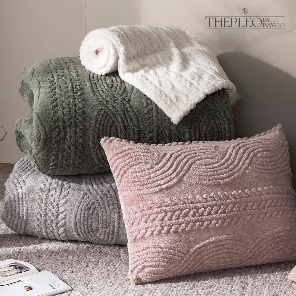 극세사 차렵이불 겨울이불 세트 포근한 극세사 무릎담요 증정