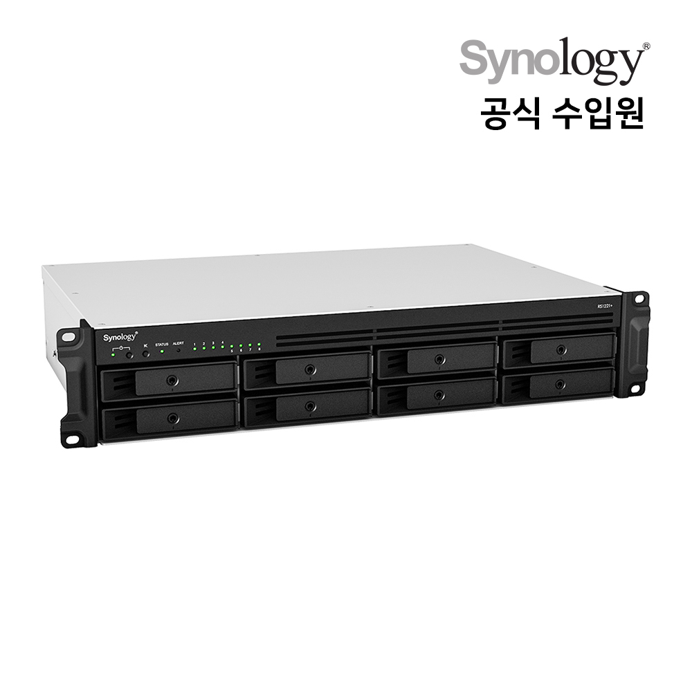시놀로지 NAS 8베이 스토리지 렉마운트 RS1221+ - 상세 이미지 3