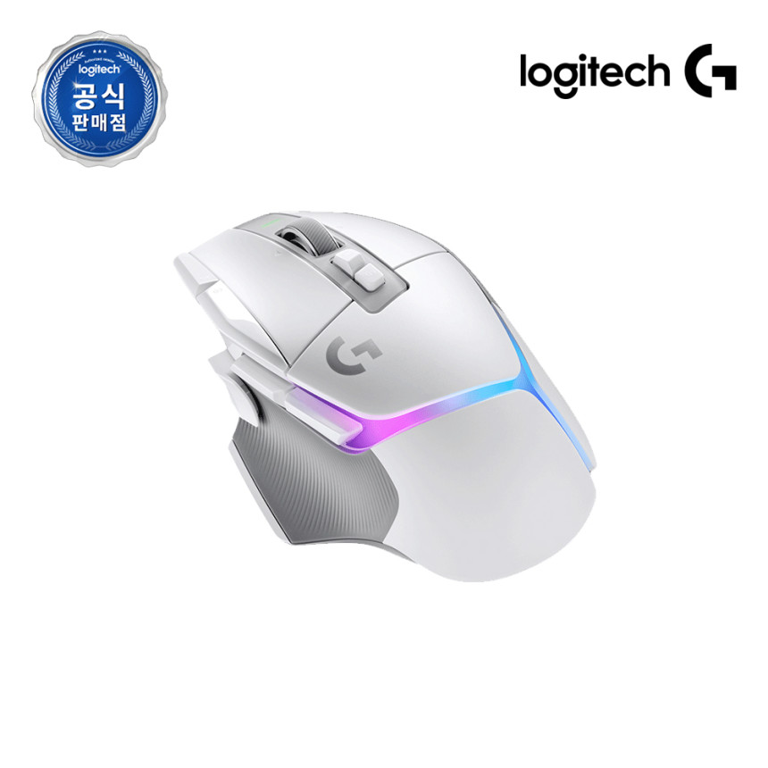 로지텍코리아 공식 G502 X PLUS 무선 게이밍 마우스 화이트
