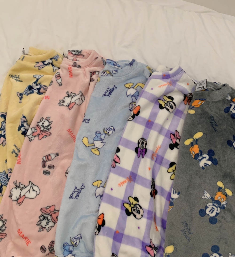 스노우드림 디즈니 수면잠옷 극세사 세트 커플 빅사이즈 파자마 제품 이미지