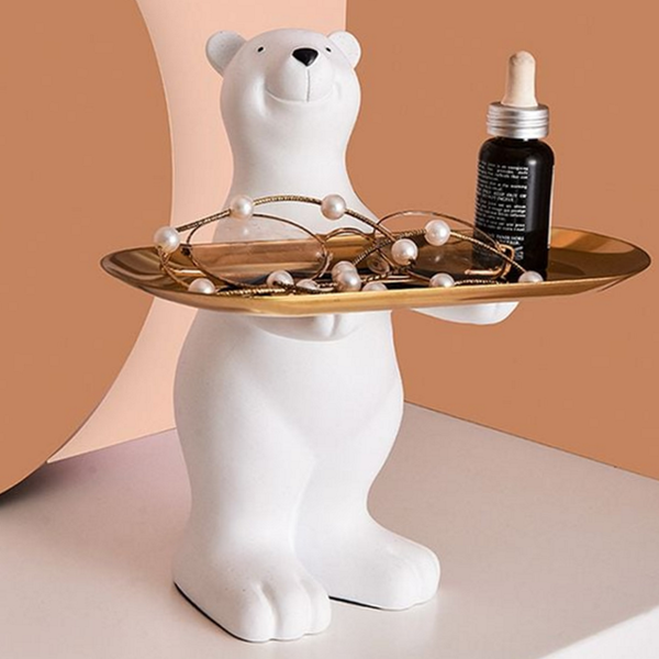 거실 북극곰 트레이 테이블 현관 트레이 침대 협탁