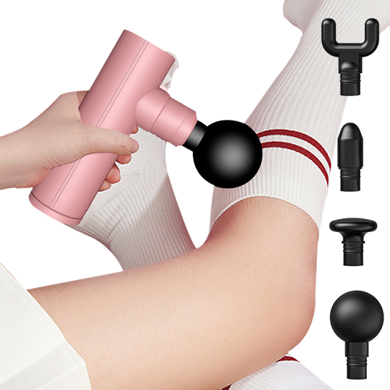 빼다 슈퍼미니 마사지건 BDA-M100 4종헤드 파우치세트 경량 휴대용 무선 진동 안마기 - 상세 이미지 2
