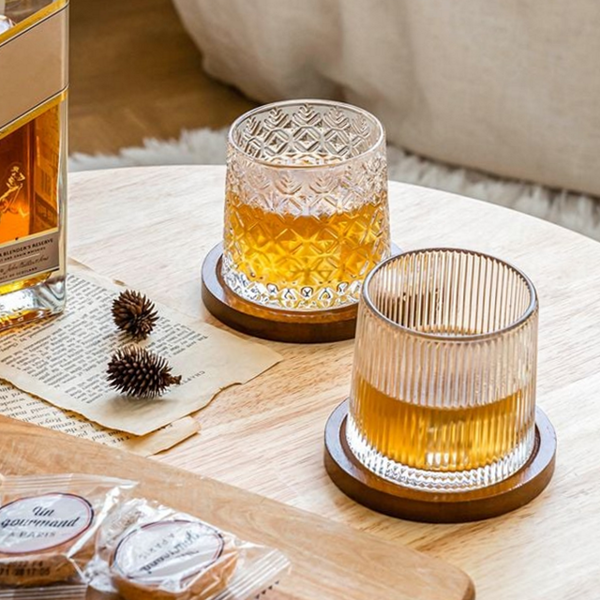 크리스탈 온더락 잔 칵테일 위스키 잔 양주잔 세트