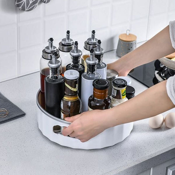 다용도 주방 회전 트레이