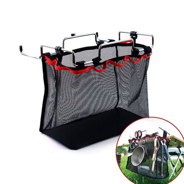 메쉬랙 캠핑 테이블 렉 주방 캠핑 테이블 포켓 정리