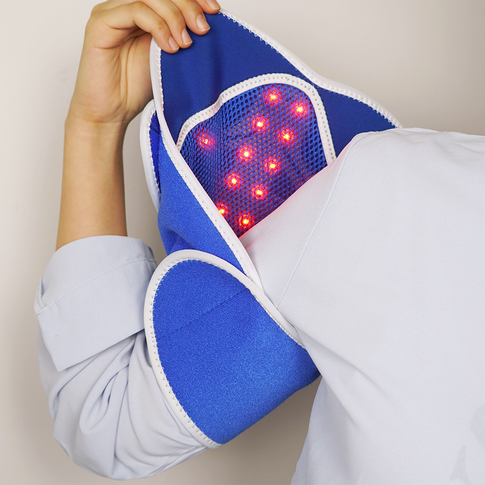 시리어스 LED 어깨 찜질 원적외선 근적외선 전기 온열 찜질기 오십견 석회성건염