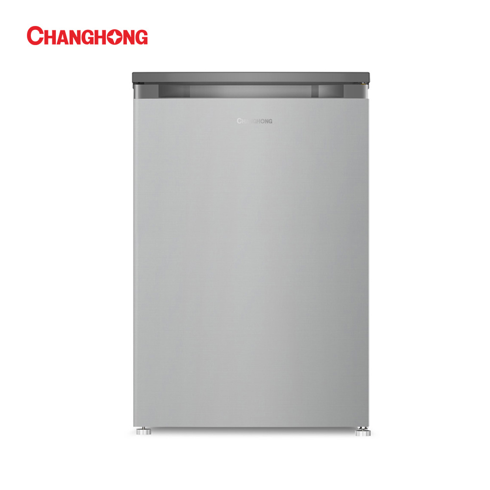 창홍 소형 미니 냉동고 스탠드형 가정용 주방용 실버 85L