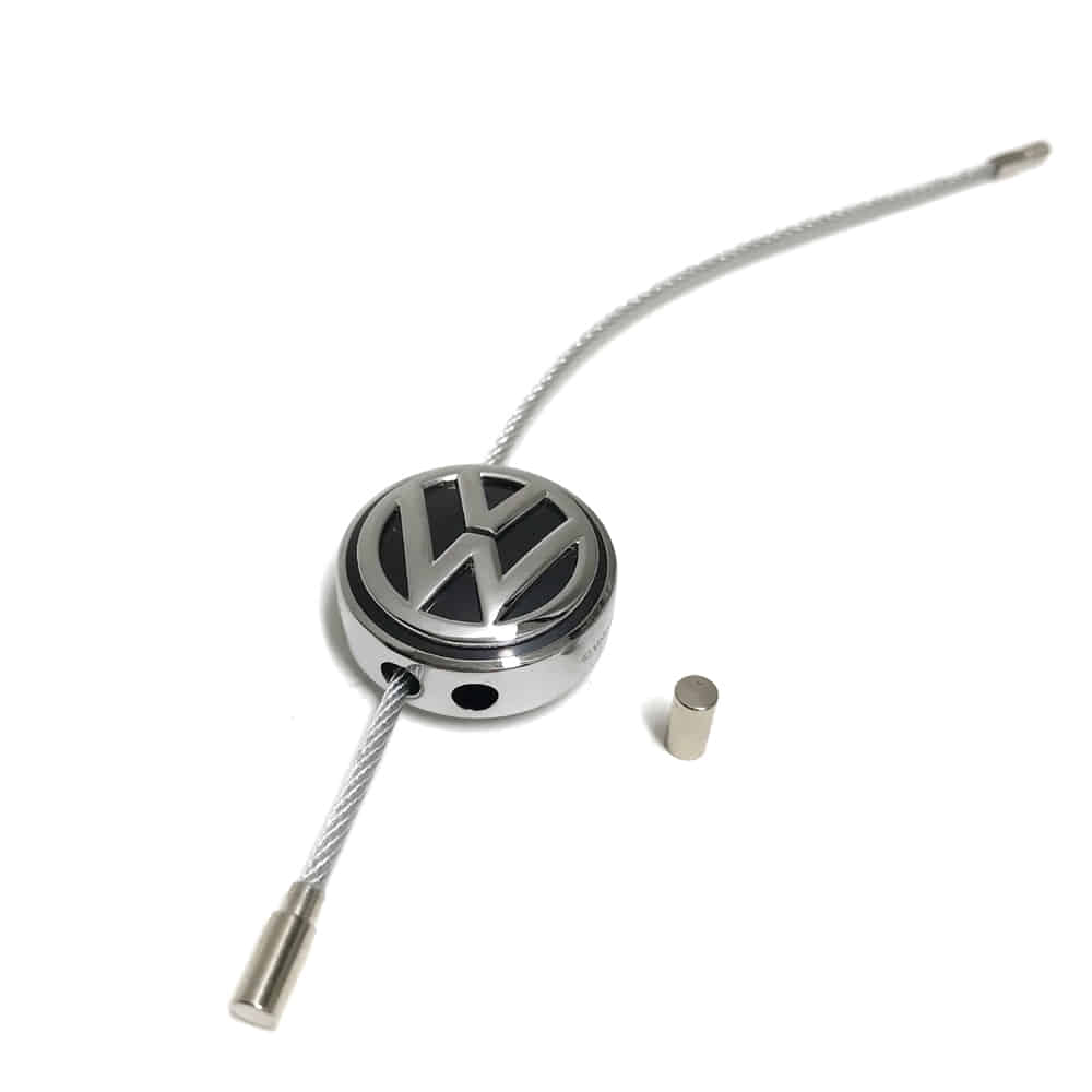 독일 브랜드 트로이카 VW 로고와 와이어 루프 키링(KR19-05/VW) - 상세 이미지 5
