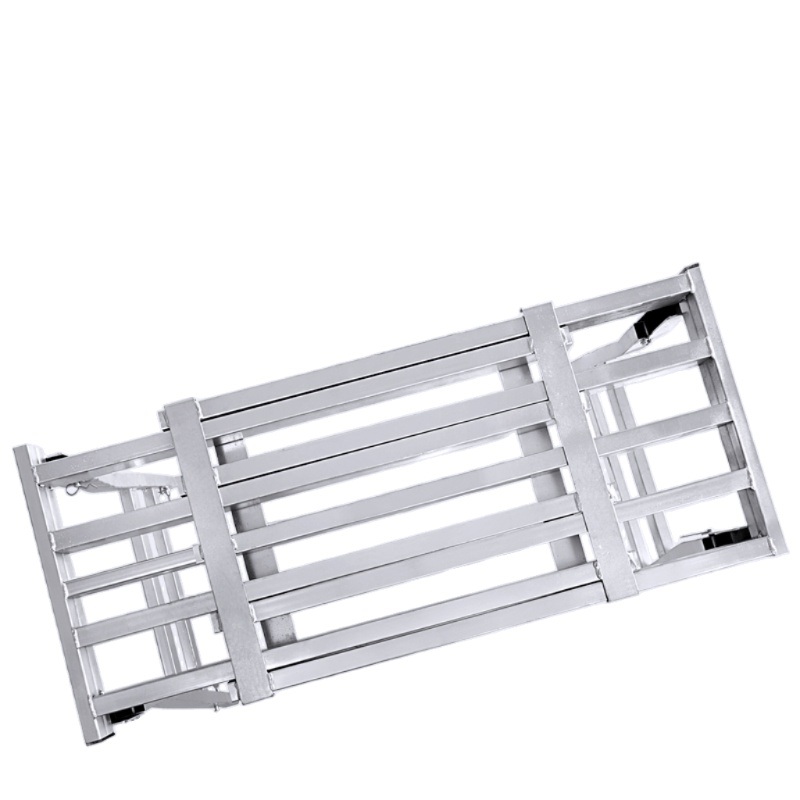 도배용 우마 디딤대 이동식 접이식 말비계 발판 일자 미장 작업대 안전 50-80x30x55-70 1개 - 상세 이미지 4
