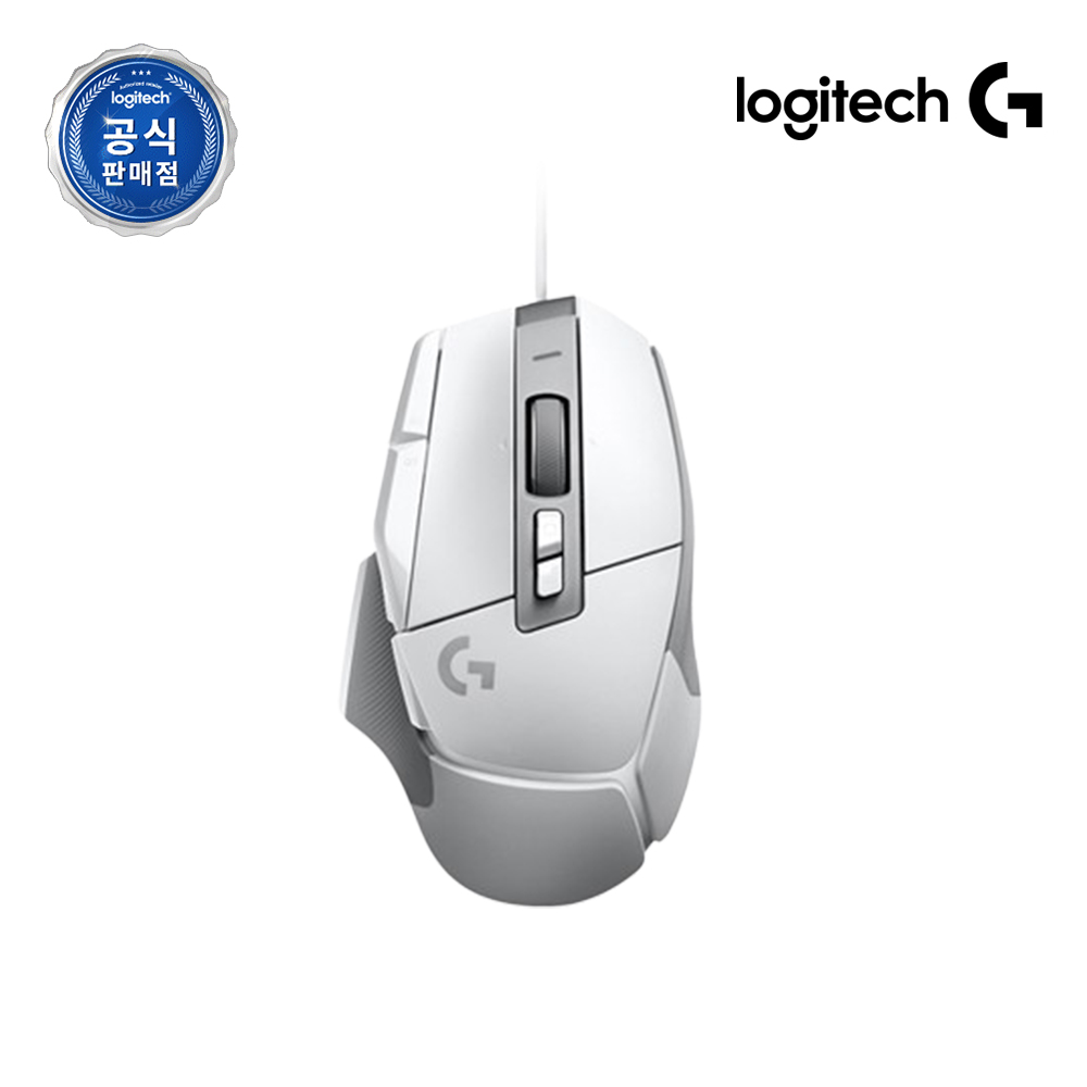 로지텍코리아 공식 G502 X 유선 게이밍 마우스 화이트
