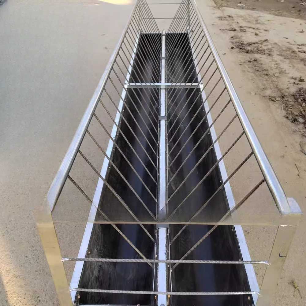 염소 여물통 스테인레스 사료통 목장용 사료 급이기 2m x 0.85m - 상세 이미지 3