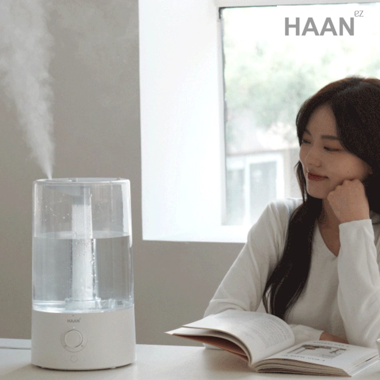 한경희 가습기 저소음 세척편한 가습기 작은 아이방 가습기 - 메인 이미지