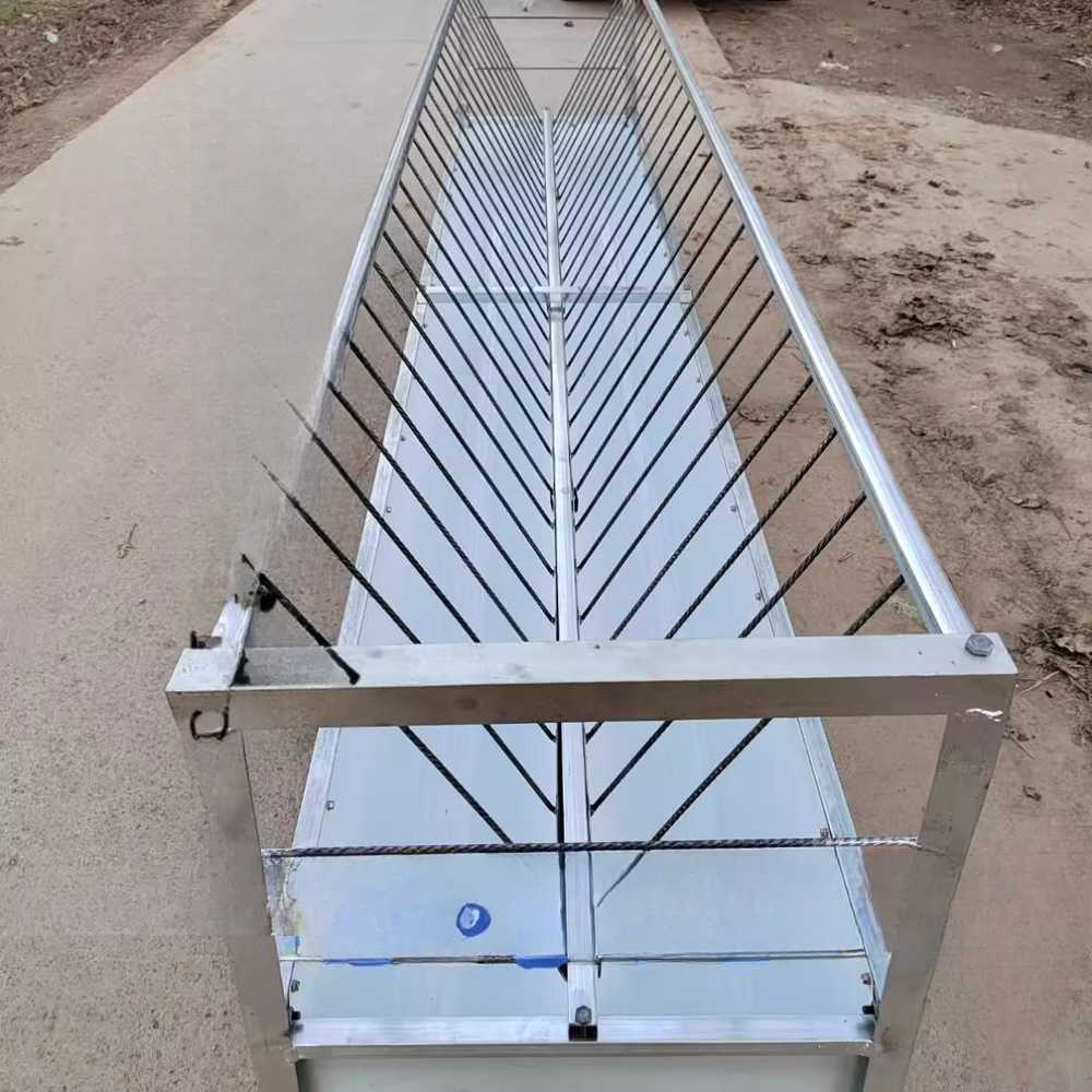 염소 여물통 스테인레스 사료통 목장용 사료 급이기 2m x 0.85m - 상세 이미지 2