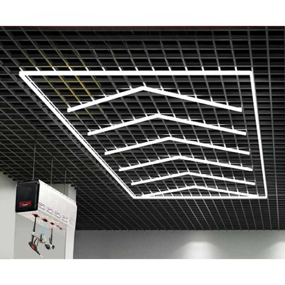 세차장 LED 조명 방수 고광도 작업등 산업용 실내등 화살표 조명 2.4x4.8m - 상세 이미지 2