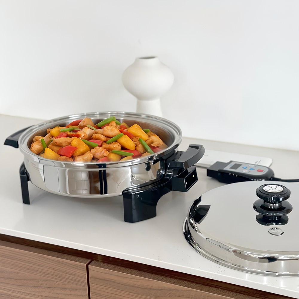 하이리빙 마마르떼 30 오일 스킬렛 316Ti 티타늄 프리미엄 전기냄비