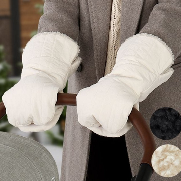 방한용 유모차 핸드머프 워머 유모차 방한 장갑 손잡이 커버 겨울