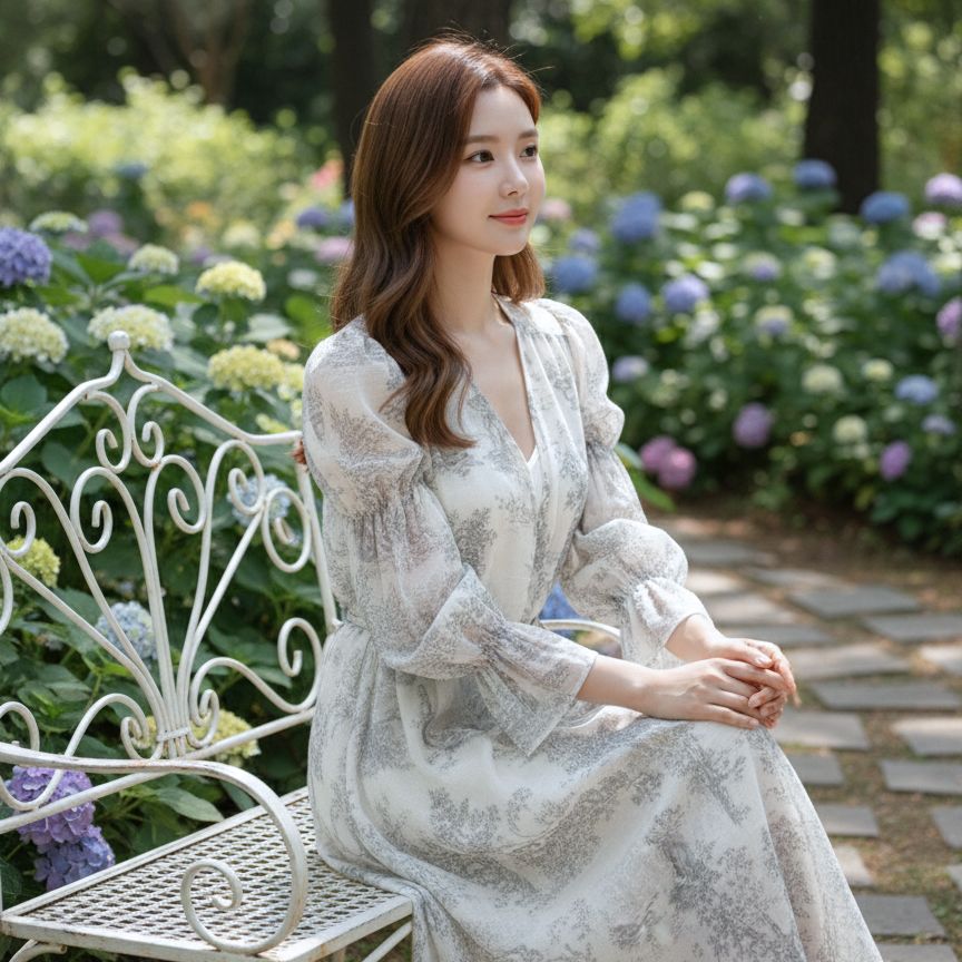 디뮤어 퀸즈 로브 (뜨왈드주이 차콜) - 메인 이미지