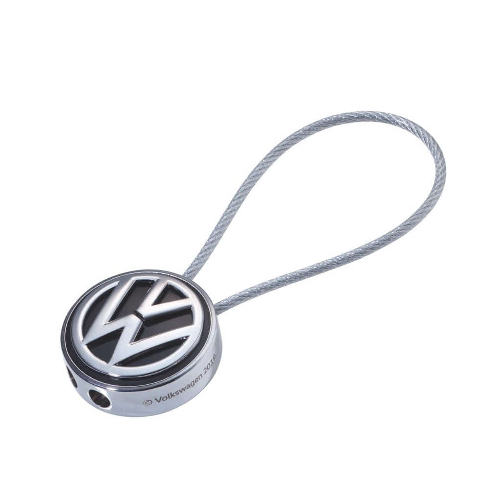 독일 브랜드 트로이카 VW 로고와 와이어 루프 키링(KR19-05/VW) - 메인 이미지