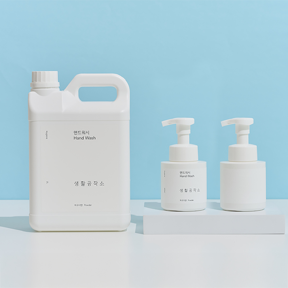 손세정제 핸드워시 리필 2L + 본품 250ml + 공용기 제품 이미지