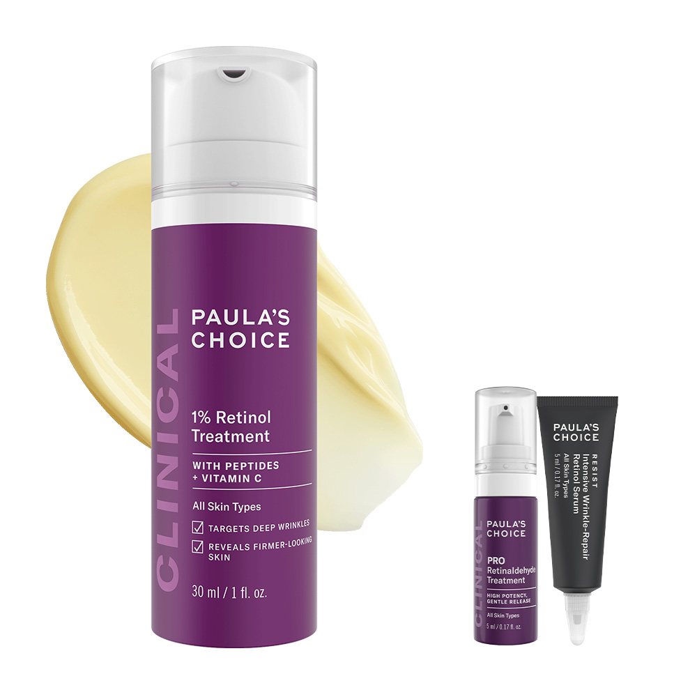 폴라초이스 클리니컬 1% 레티놀 트리트먼트 30ml +(#레티날세럼 5ml + #레티놀꿀세럼 5ml) - 메인 이미지