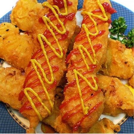 닭고기 순살 치킨 후라이드 닭꼬치 1kg (100gX10개)