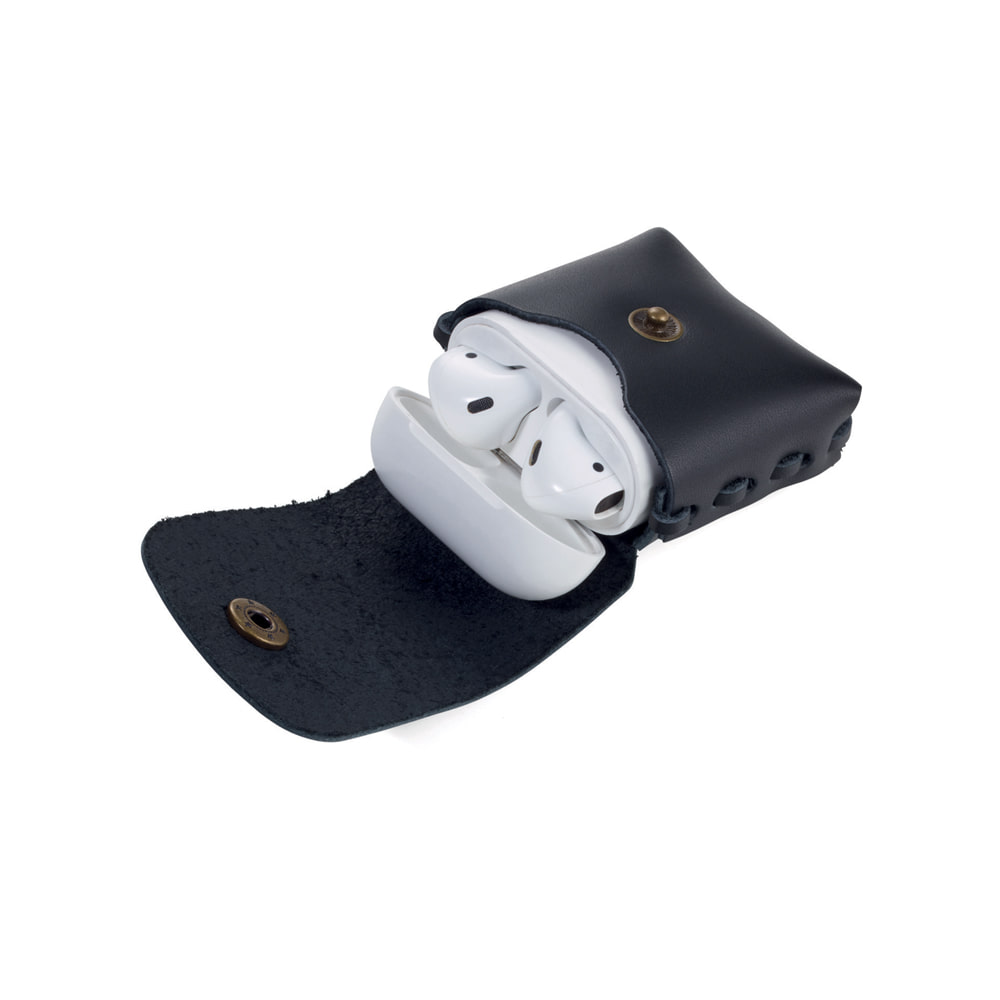 독일 브랜드 트로이카 명품키링 EAR PHONE CASE 에어팟 가죽케이스(APC10/BK) - 상세 이미지 3