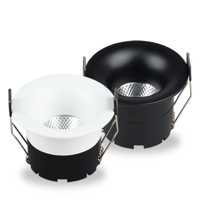 더쎈 LED 다운라이트 델링 5.5cm(2인치) COB 10W 움푹 슬림테 가구 매입등 플리커로우 - 상세 이미지 2