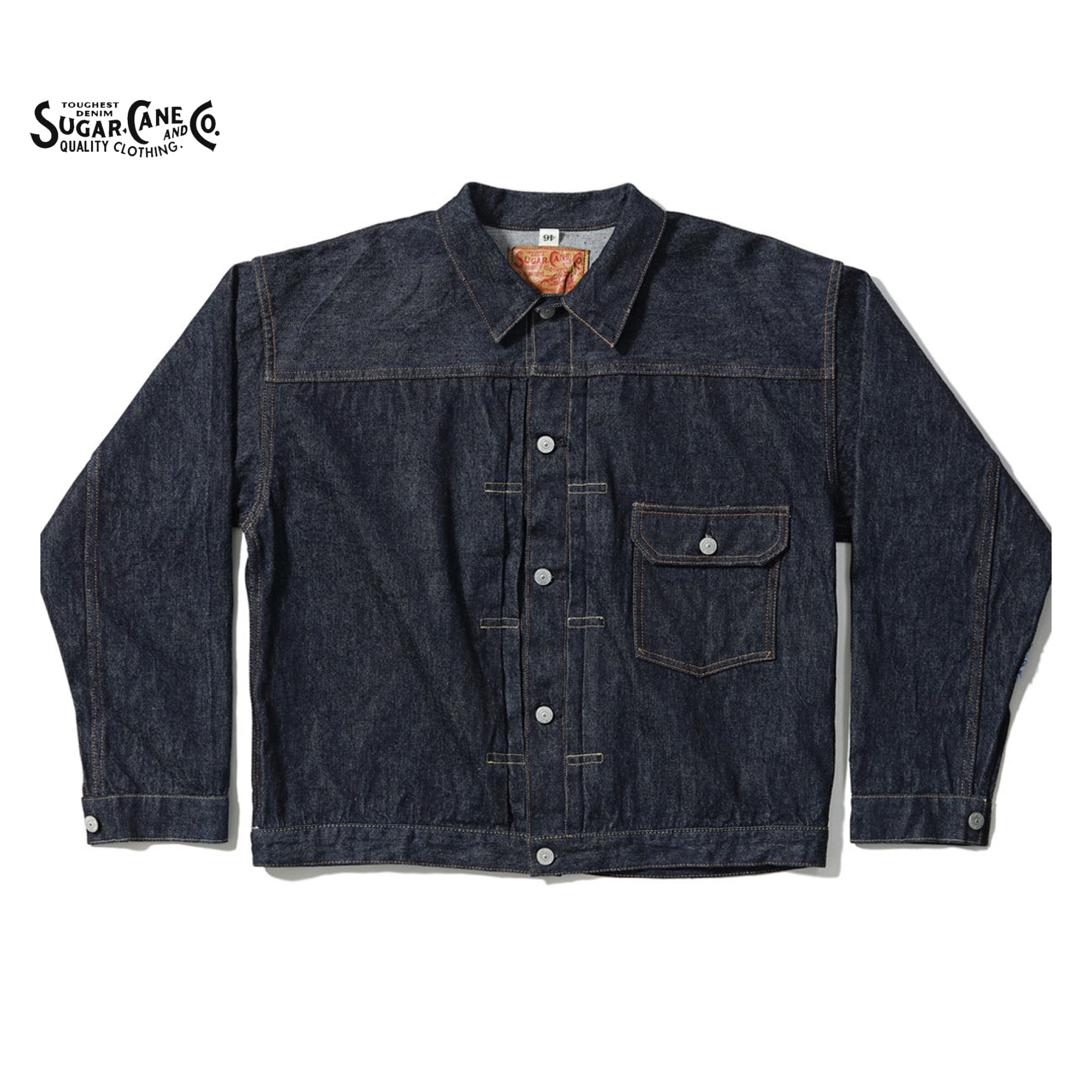 슈가케인 Type 1 1936모델 데님자켓 T-BACK 버전 SC11936T - 상품 이미지
