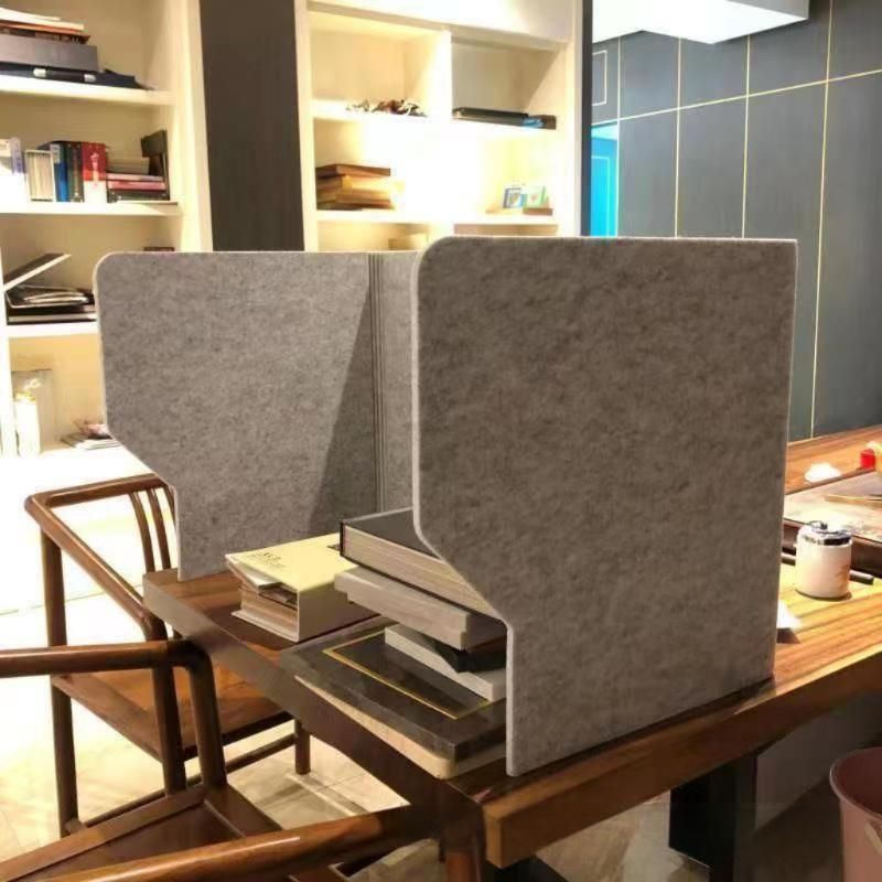 흡음 칸막이 도서관 책상 가림막 훔쳐보기방지 스크린 그레이 3면30x60x40