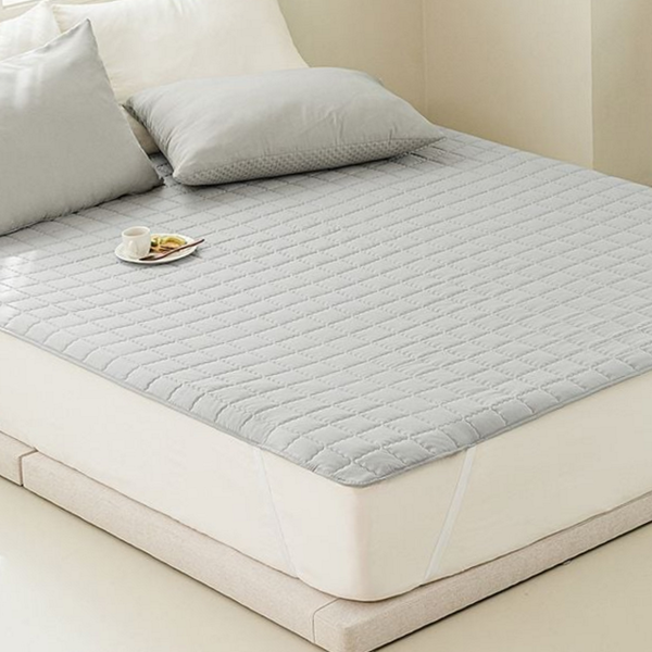 마이크로 매트리스 패드 퀼팅 침대 패드 4면 침실
