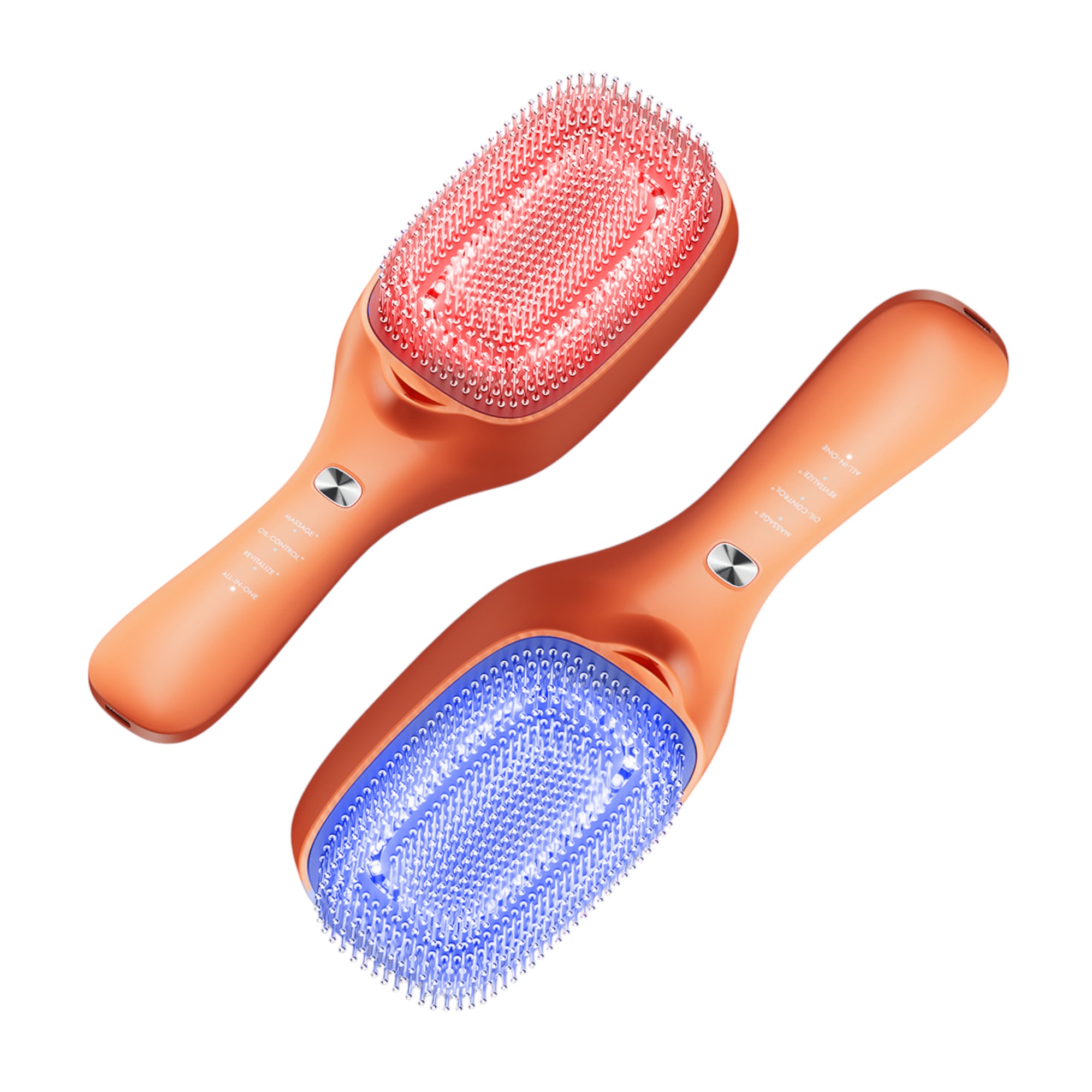 펄케어 터치뷰티 두피 마사지기 탈모 케어 관리기 음이온 모발 관리 디바이스 오렌지 1EA - 상세 이미지 5