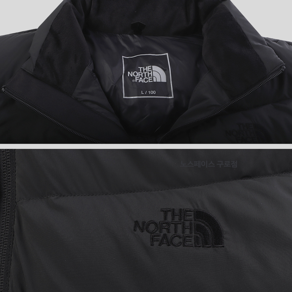 노스페이스 남자 경량패딩 하이브리드 온볼 다운 점퍼 NJ1DQ11A