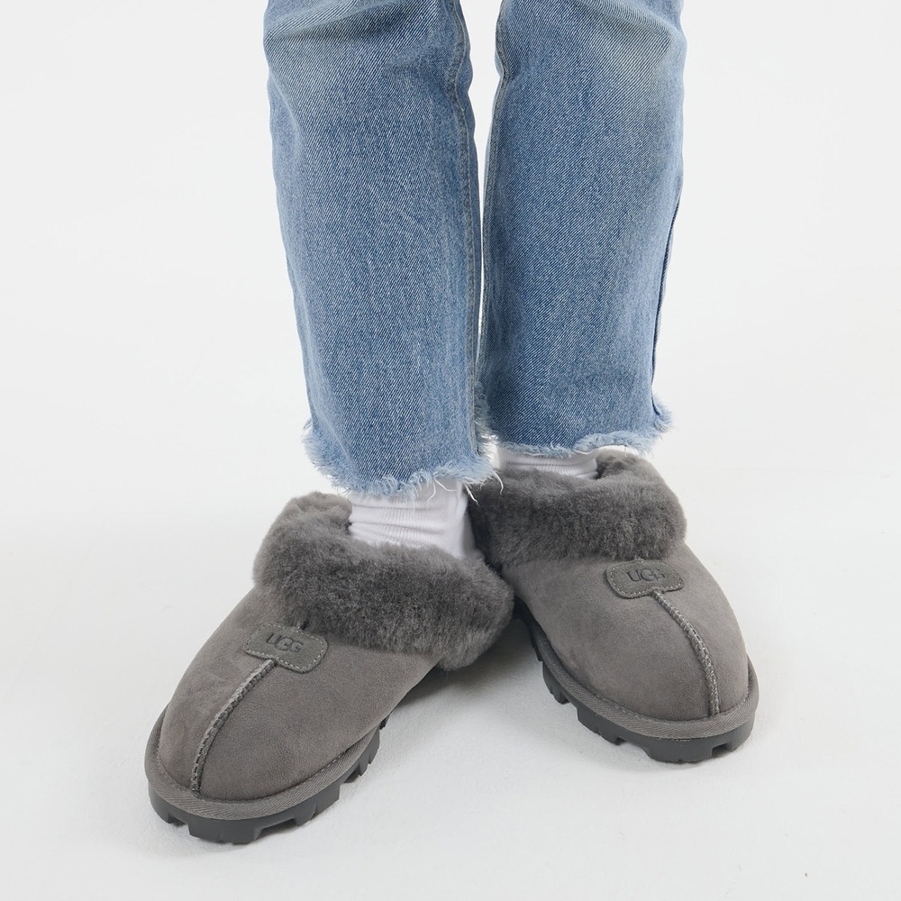 어그 퍼 슬리퍼 샌들 여성용 리얼퍼 보온 쿠션 슬리퍼 UGG-5125 - 상세 이미지 4