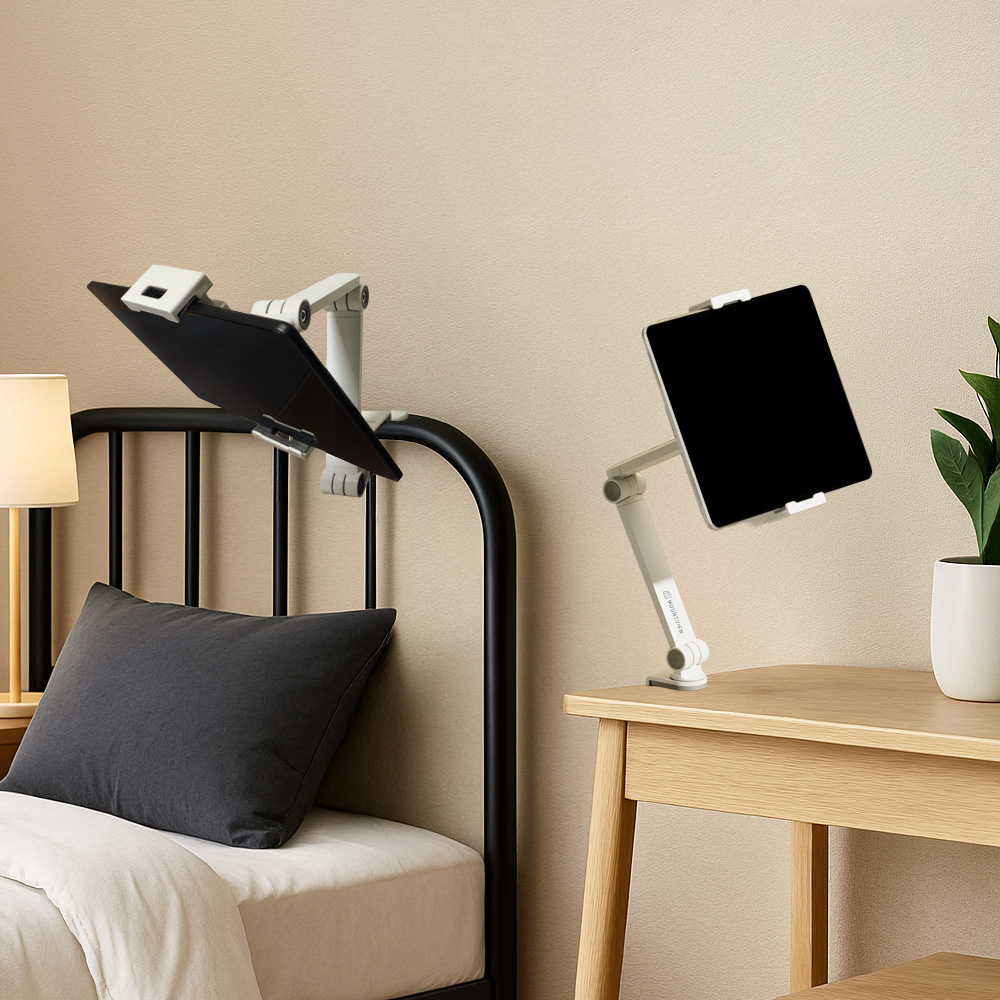 마운트뷰 5kg지탱 아이패드 거치대 갤럭시탭 침대 책상 태블릿 거치대 암 스탠드 휴대용