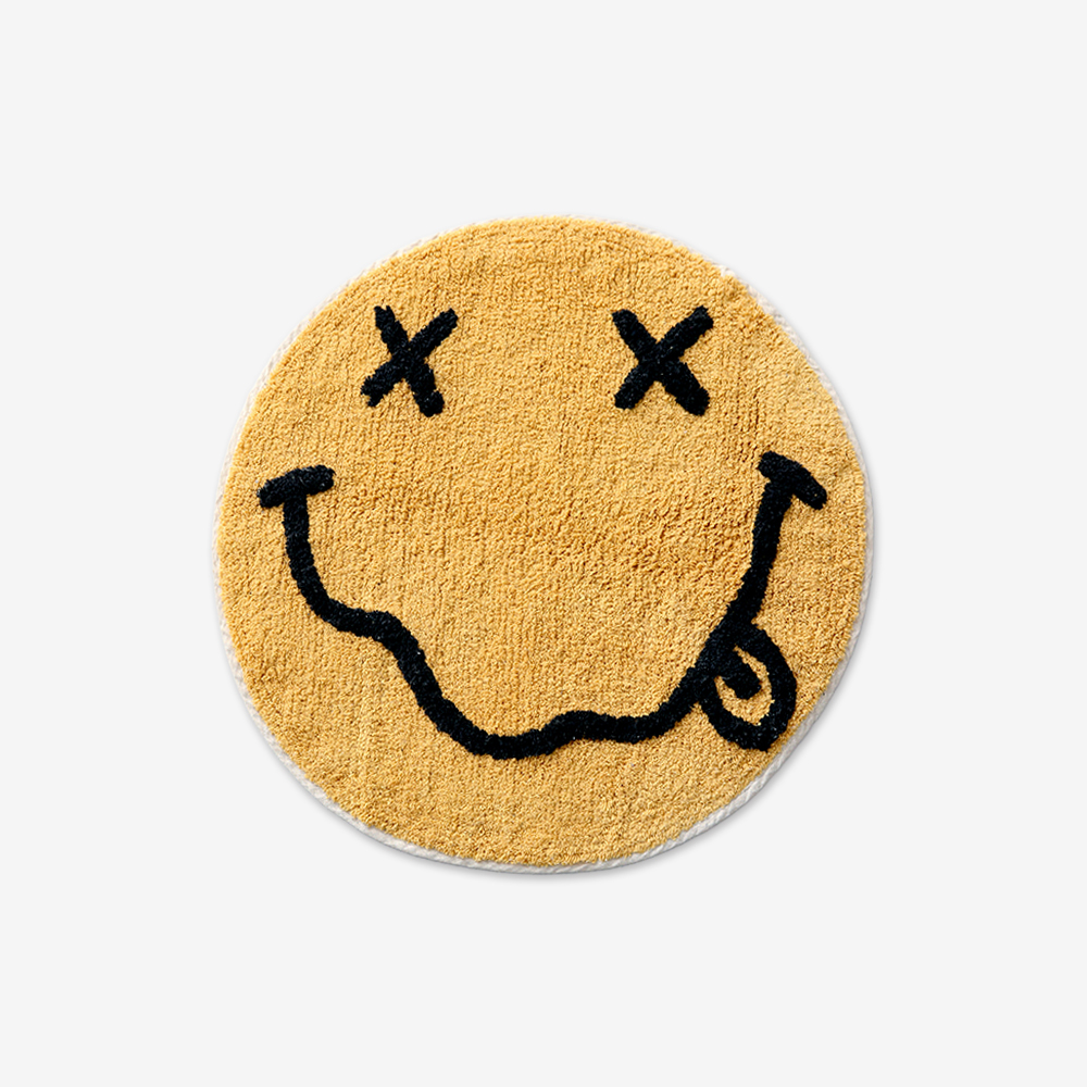 LAUF 스마일 러그 60cm 엑스 옐로우 7342.8585, 60x0.5cm