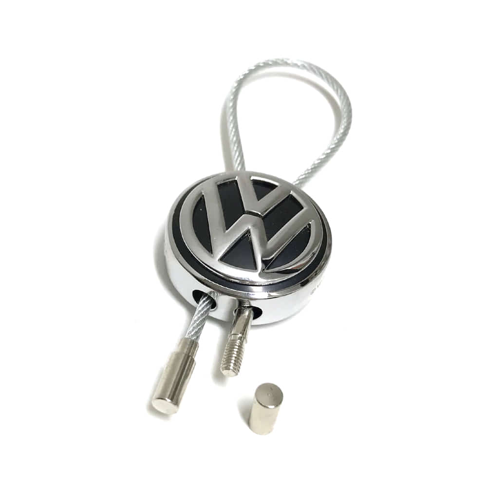 독일 브랜드 트로이카 VW 로고와 와이어 루프 키링(KR19-05/VW) - 상세 이미지 4