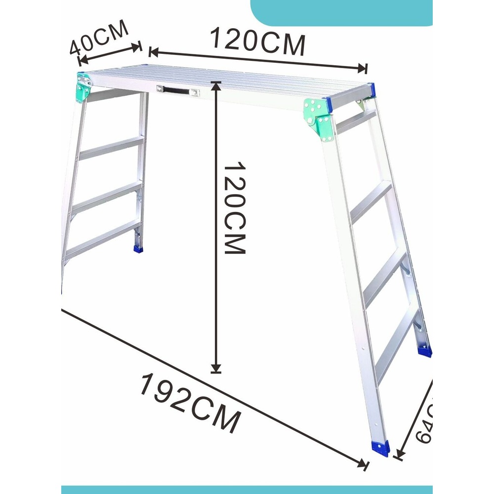 신형 우마 사다리 말비계 일자 작업대 도배 안전 발판 디딤대  GZ3070 (30cm) - 상세 이미지 3