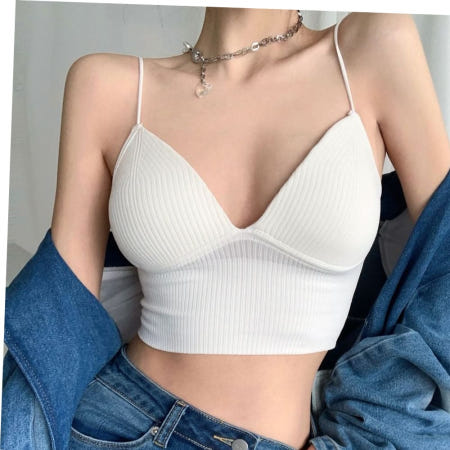 스타일도매 여성나시 할시 내장브라 튜브탑 크롭 이너 SD-240517