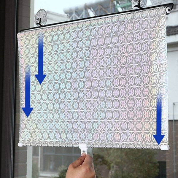 창문 롤 블라인드 암막 스크린 방염 롤 블라인드 실버