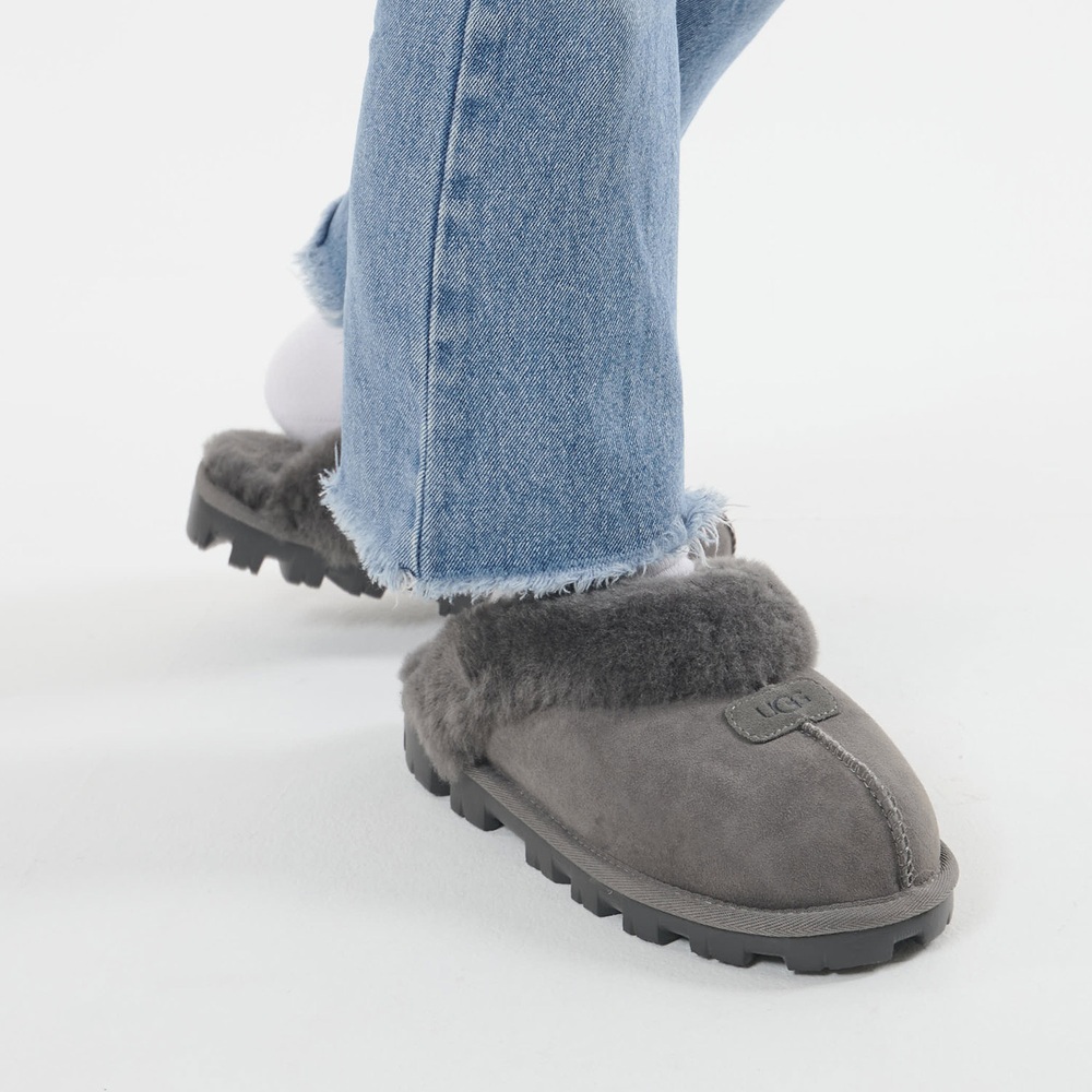 어그 퍼 슬리퍼 샌들 여성용 리얼퍼 보온 쿠션 슬리퍼 UGG-5125 - 상세 이미지 5