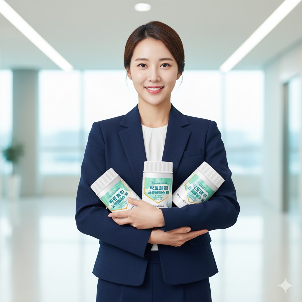 고순도 해썹 락토페린 600mg 60정 3병 - 상품 이미지