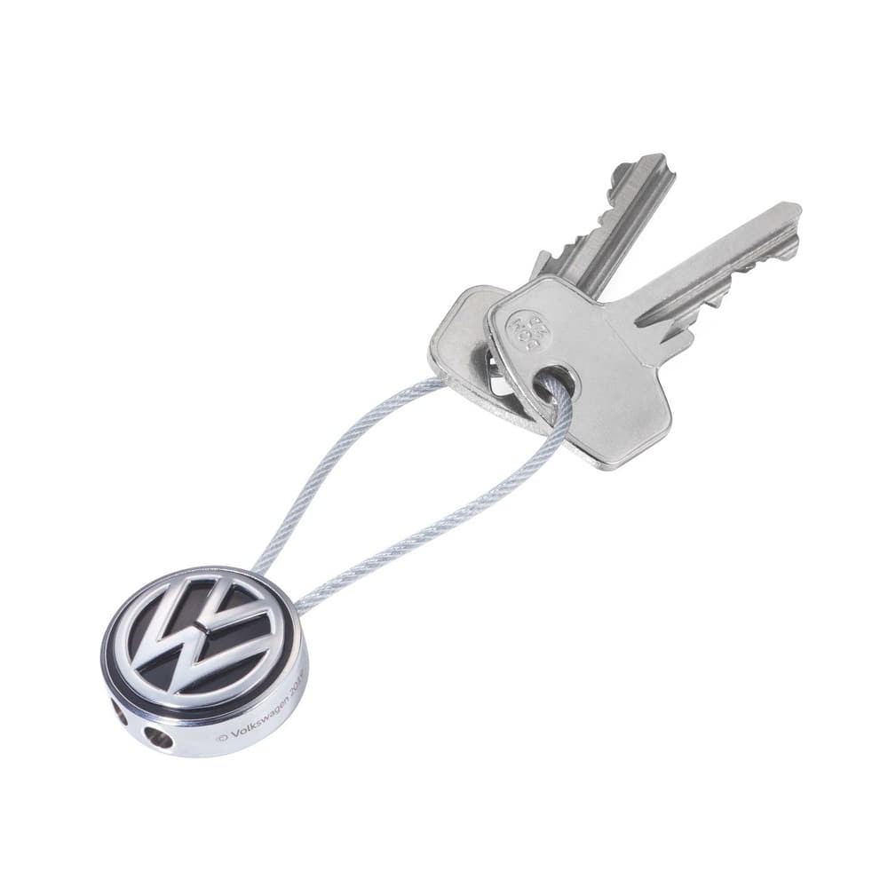 독일 브랜드 트로이카 VW 로고와 와이어 루프 키링(KR19-05/VW) - 상세 이미지 2