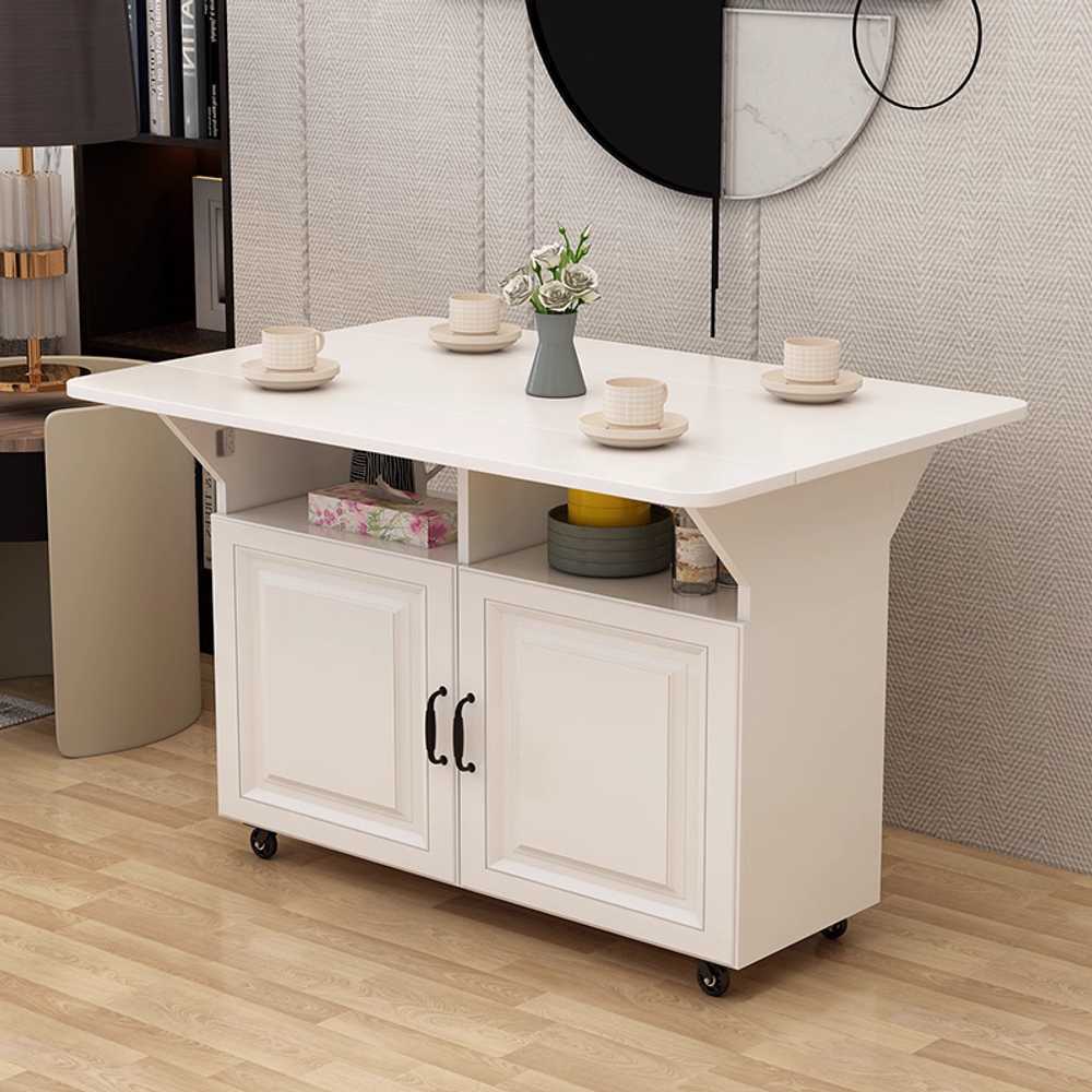 접이식 조리대 내추럴 탁자 접는 주방 베이킹 이동식 80cm - 상품 이미지