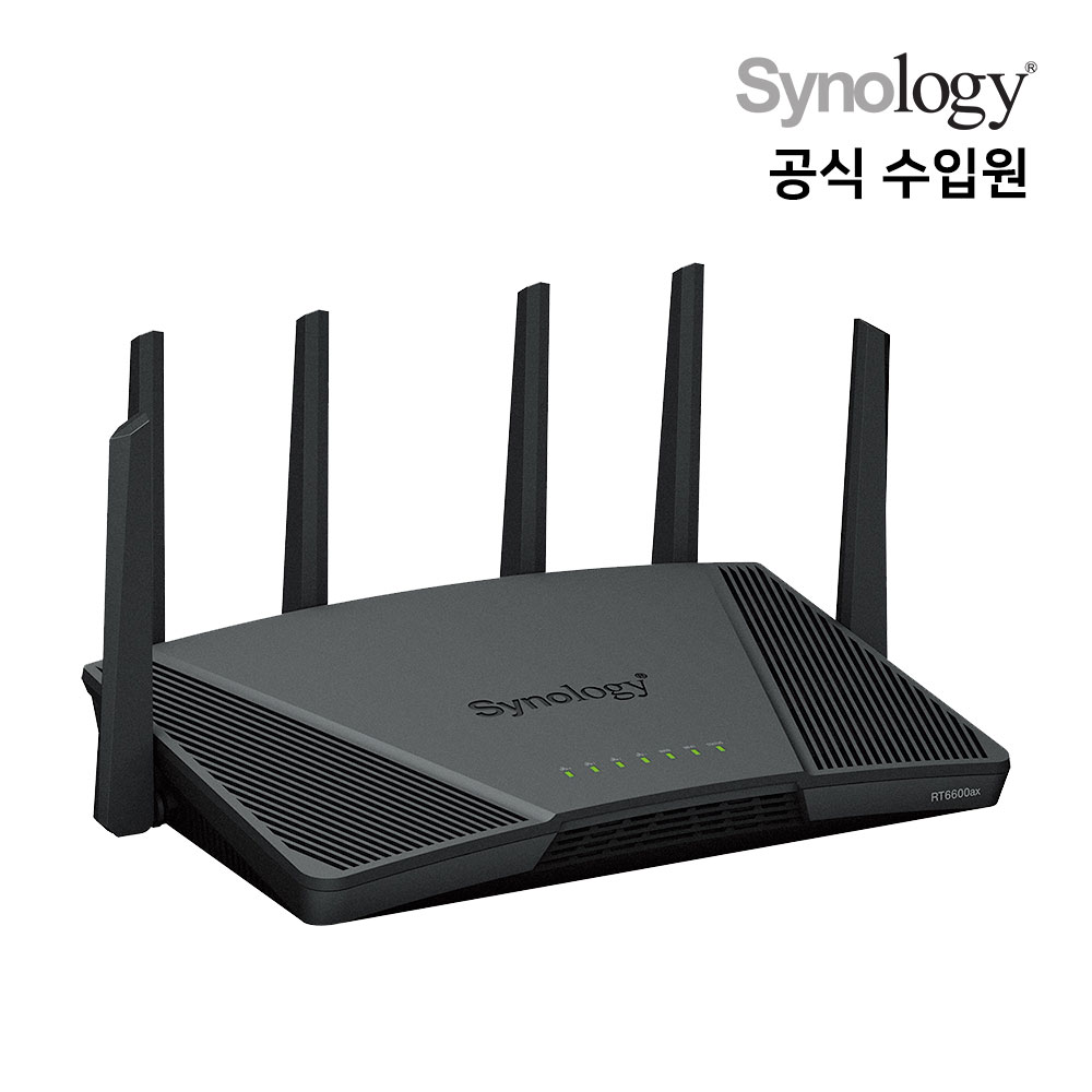 시놀로지 트라이밴드 Wi-Fi 6 유무선 와이파이 공유기 RT6600ax - 상품 이미지
