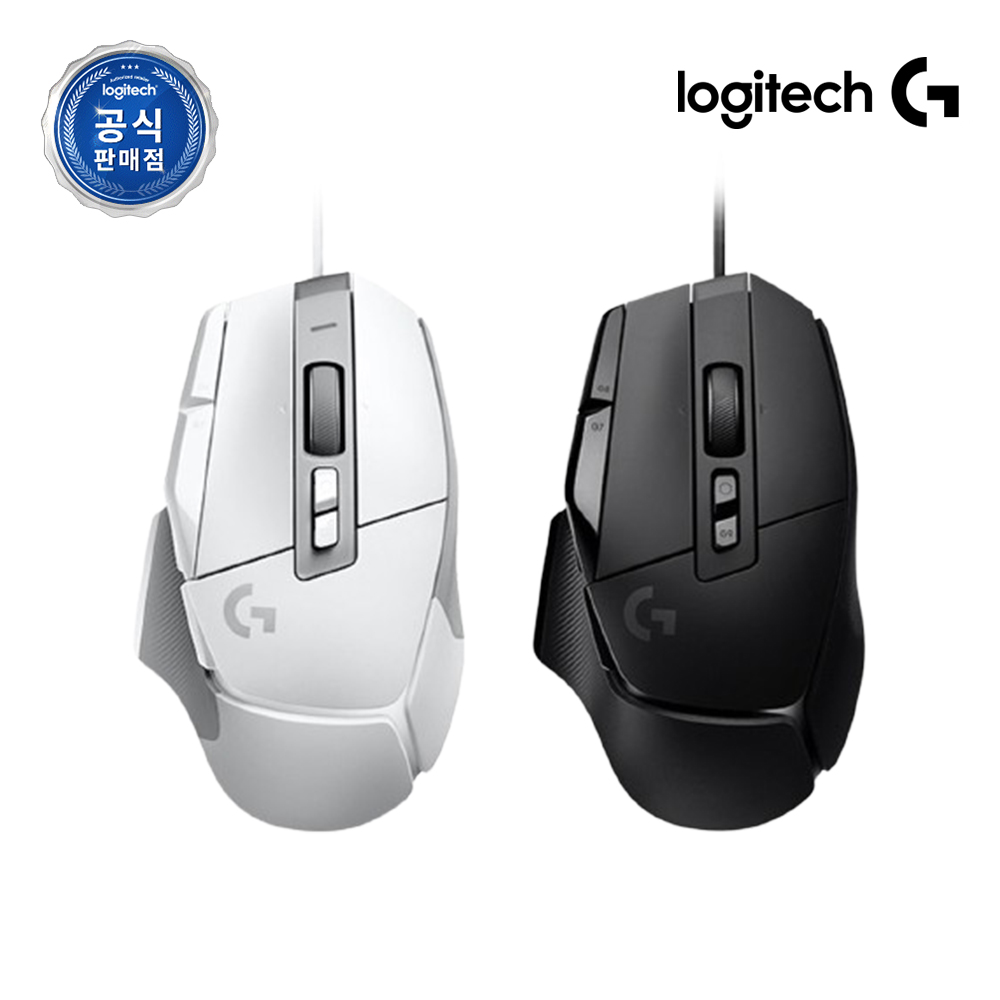 [설럭키카드증정] 로지텍코리아 공식 G502 X 유선 게이밍 마우스 블랙 제품 이미지