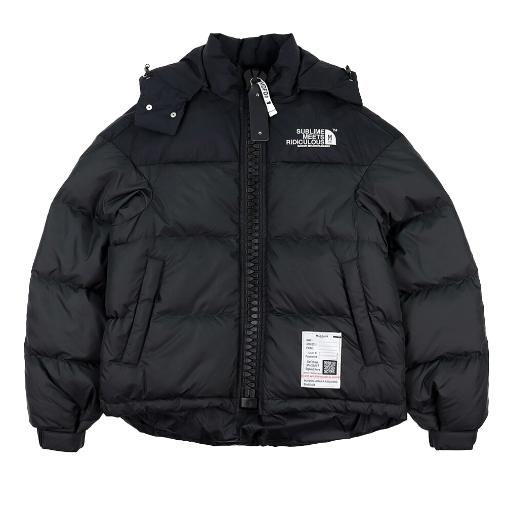 미하라 야스히로 블랙 SUPER BIG 다운 패딩 J13BL131 BLACK - 메인 이미지