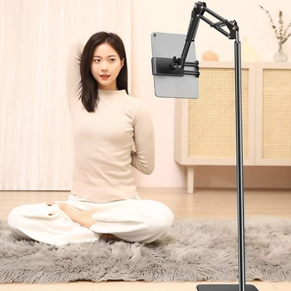 태블릿 거치대 스탠드형 태블릿 스탠드 거치대 침대 높이 조절 - 메인 이미지