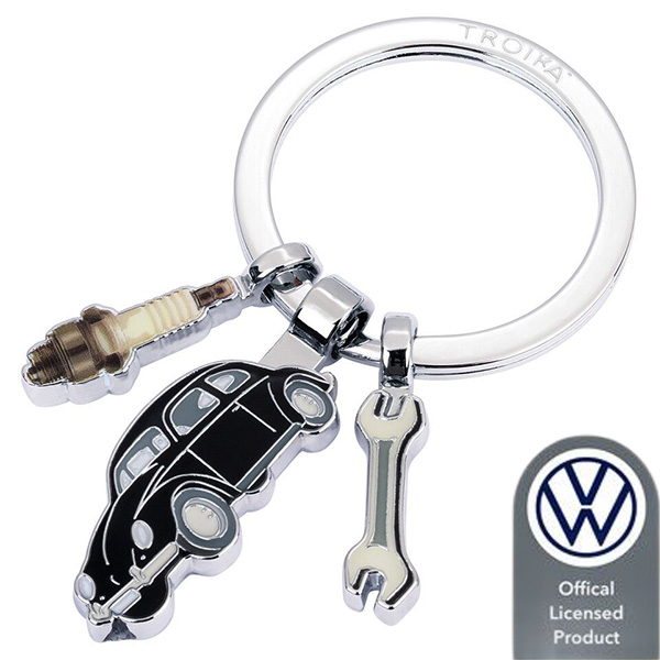 독일 브랜드 트로이카 폭스바겐 비틀 VOLKSWAGEN TYP1 키링 렌치 & 스파크 플러그 - 메인 이미지