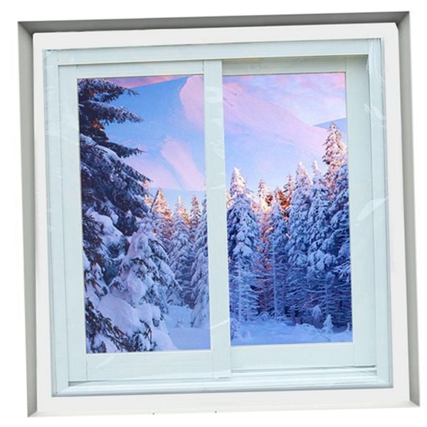 찍찍이 창문 방풍 비닐 현관 베란다 방풍 비닐 겨울 - 상품 이미지