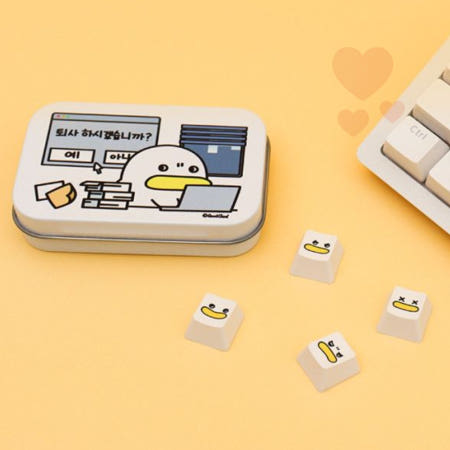 [곽철이] 원하는 위치에 귀여운키캡 키보드부품 키보드커스텀 예쁜키캡